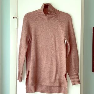 Calvin Klein Pink cowl neck sweater